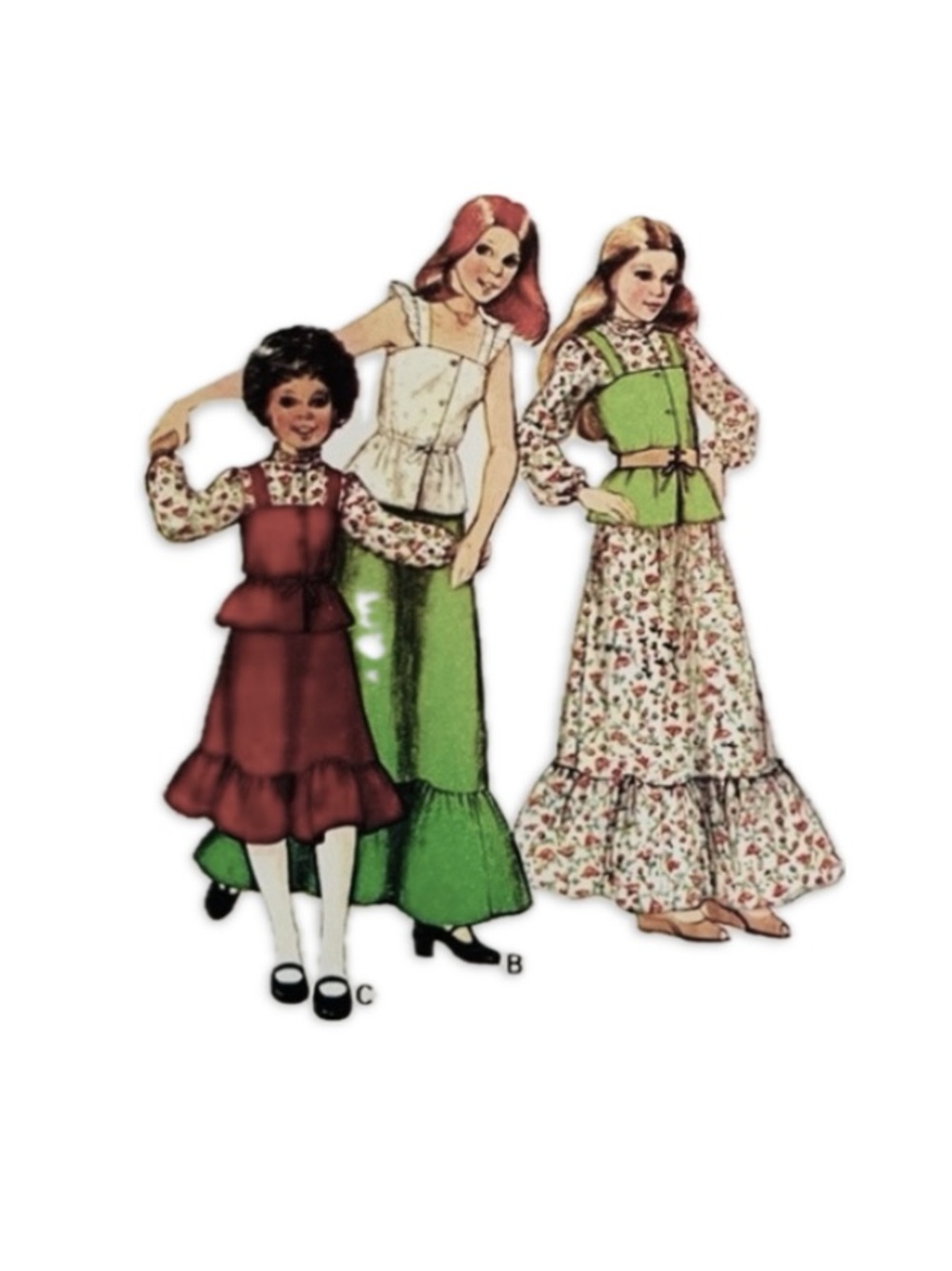 McCall's 70s VTG 5904 Sewing Pattern Uncut Size 10 1977 Skirt Blouse Dress Vest
